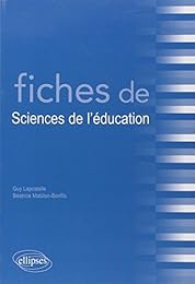 Fiches de sciences de l'éducation