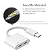 AD ADTRIP USB C Headphone and Charger Adapter USB C Audio and Charging Adapter USB C Splitter Compatible with Google Pixel 3/3 XL/4/4 XL, Samsung Galaxy S20 ultra/S20+/S20/note 10+/10/Tab S6/S5e