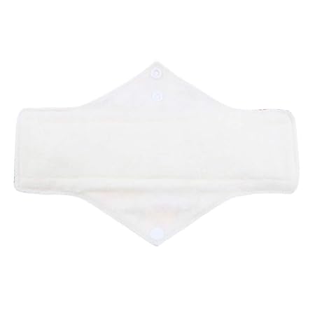 Baoblaze Damenbinden waschbar, wiederverwendbar Stoffbinden Slipeinlage Set, absorbierende Schicht aus Bambuskohle, Menstruat