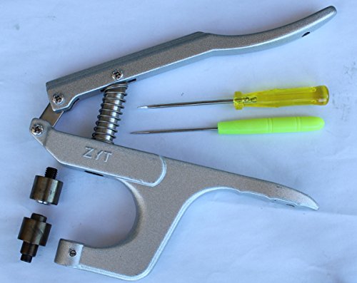 Eyelet Gromet Button Pliers Small Press Machine Setter Banners Grommets Handheld Setting Tools (Default + Die of Eyelet 12mm)