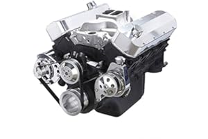 CVF RACING Chevy Big Bock Serpentine Kit - Alternator & Power Steering Applications