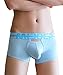 sandbank Men's Sexy Lingerie Bulge Pouch Open Crotchless Boxer Briefs Underwear (US M = Asian Tag XL, 4 Pack-Mix Color#2)