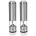 Curio Kitchen Electric Salt and Pepper Grinders (2 Piece Set) plus Ebook Download