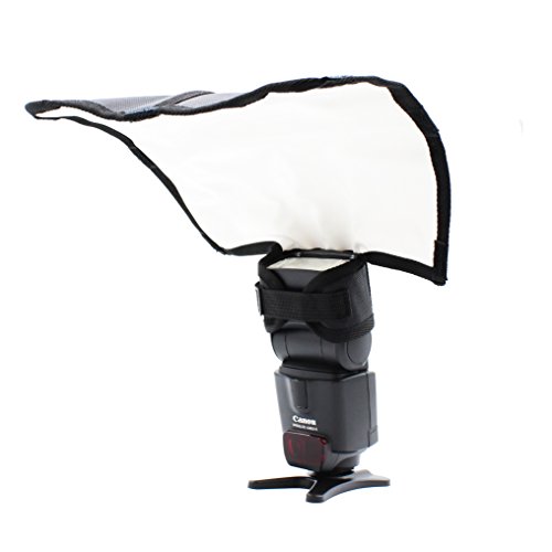 PhotoTrust Flashblender flexible fits for Canon Nikon Sony Pentax Fujiflim Olympus Panasonic and all cameras reflector Bounce Flash, Snoot, Gobo, Diffuser