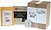DigiOrange 200 Premium Self Adhesive White Blank Half Page Shipping Labels 8.5x5.5 for Laser Inkjet Printer