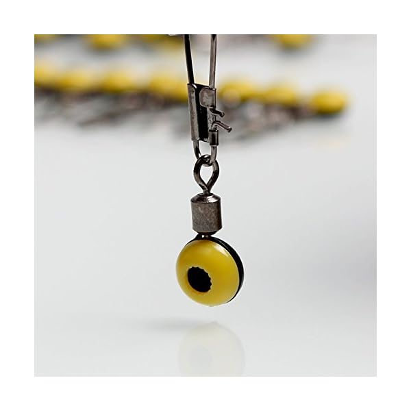 Sougayilang-Fishing-Line-Sinker-Slides-Hook-Shank-Clip-Connector-Swivels-Pack-of-100pcs