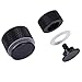 Newace Aluminum Welding Hood Fasteners Pipeliner Helmet Accessories Headgear Replacement Parts Screws 1 Pair(Black)