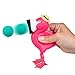Hog Wild Flamingo Ball Popper Toy - Includes 4 Soft Foam Balls - Squeeze to Pop Air Powered Balls Up to 20 Feet - Launcher Safe for Indoor/Outdoor Play - Party Favor Gift for Kids, Girls, Boys Ages 5+