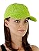Glitzy Game Sequin Trim Baseball Cap for Ladies, Lime Green