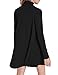 Leadingstar Women's Turtleneck Loose Casual Long Sleeve A-Swing T Shirt Dress