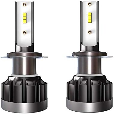 H7 LED Headlight Bulbs Super Bright H7 Head Light Conversion Kit IP68 Top CSP Chips 8000LM 50W 6000K for VW Jetta Mercedes-Benz Audi BMW Buick Hyundai Nissan
