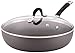 Circulon Momentum Hard-Anodized Nonstick 12-Inch Covered Deep Skillet - Gray