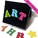 My Felt Story Felt Board for Kids | 15 x 24 Freestanding Foldable Flannel Playboard | Board Only | Storytelling Learning Play | for Preschool Classroom and Homeschooling | (Black)