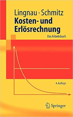 Kosten Und Erlösrechnung Das Arbeitsbuch Springer - 