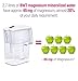 BWT Compact Water Filter Pitcher, Patented Magnesium Technology, BPA-Free - 60 Day Filter Included