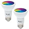 Sunco Lighting Smart WiFi LED Light Bulbs, PAR20 Dimmable LED Smart Bulb, Color Changing RGBCW, 5W, Outdoor Flood Light…