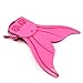 Lexbo Swim Fins, Monofin Adjustable Mermaid Tails Children Size Diving Swimming Foot Flipper Training Recreational with 3 Color for Girls/Boys