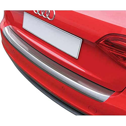 RGM ABS Heckstoßstangenschutz kompatibel mit Ford Ka+ 10/2016-2/2018 'Gebürstet Alu' Look