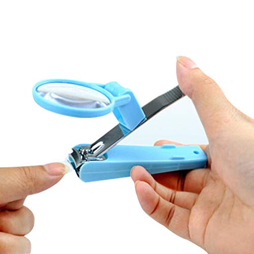 Extra Large Nail Clippers with Magnifying Glass Stainless Steel