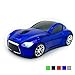 TDRTECH Wireless Car Mouse 2.4Ghz 3D DPI 1600 Cool Sport USB Gaming Mouse Mice for PC Computer Laptop Notebook Blue