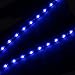 ESUPPORT Blue 12v 15 Led 30cm Car Flexible Waterproof Underbody Light Strip Decoration Pack of 8