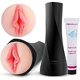 ZEMALIA Male Masturbator, Onahole Pocket Pussy Tight Realistic Texture Vagina for Penis Stimulation Adult Pleasure Masturbati