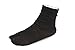 4-Pair Black Unisex Japanese Kimono Flip-Flop Sandal Sock - Split Toe Samurai Sock - Tabi Ninja Socks - Fashion Clog Socks