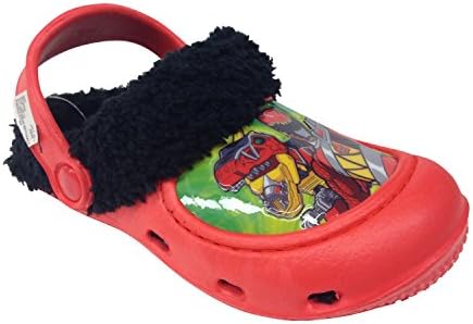 Power Rangers Plush Lined Crocs Clogs (Medium 7-8)