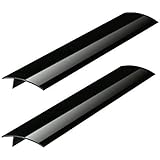 Plum Hill Silicone Stove Counter Gap Covers - Black (2 Pack)