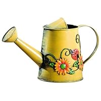 Charm & Chic Decorative Sunflower & Ladybug Metal Watering Can