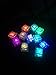 CUBES ice light up 12 pack - Multicolor sensor liquid for drinks and more - Blinking - Glowing fun decorative - Party and event