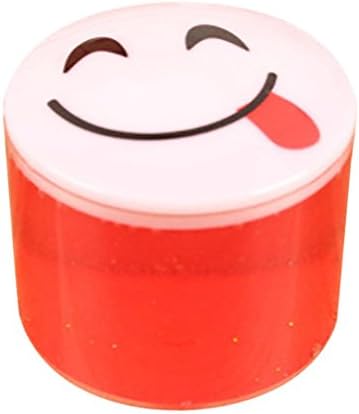 Soft Egg Slime Colorful Fluffy Slime Scented Stress Relief Toy Sludge Toys -Whillows (Red)