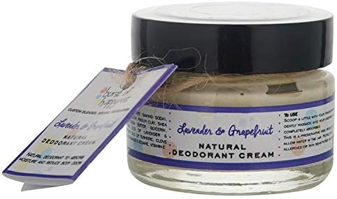 Burst Of Happyness Natural Deodorant Cream (with Lavender and Grapefruit) Deodorant for women -40 gm