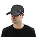 Sport Cap Summer Quick Drying Sun Hat UV Protection Outdoor Cap for Men, Women Black
