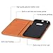 Galaxy S6 Edge Case - SHIELDON Premium Wallet Leather Fashion Book Design Flip Folio Cover Case for Samsung Galaxy S6 Edge with Card Holders - Brown