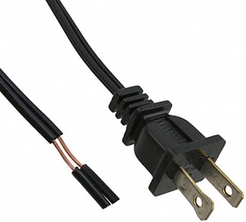 Qualtek Electronics 221002-01 Cable Assembly Power Cord 2.72m 18AWG 2 POS Power F