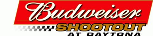 Budweiser Shootout Daytona Nascar Racing Bumper Sticker 8" x 3"