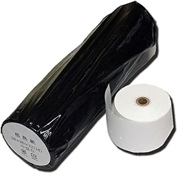 Amazon レジロール 58mm幅中保存感熱紙ロールペーパー 5巻 ノーブランド品 レジスターサプライ 文房具 オフィス用品