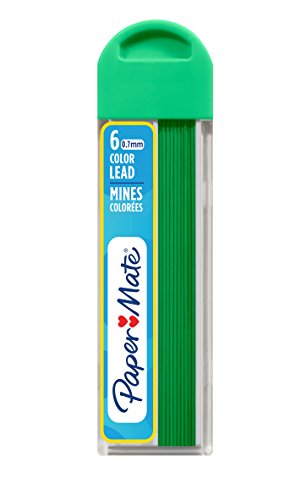 Paper Mate Clearpoint Color Lead and Eraser Mechanical Pencil Refills, 0.7mm, Assorted Colors, 6 Count