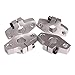Preamer 4 Pcs SHF8 8mm Flange Mount Linear Rail Shaft Support for Milling Machine CNC