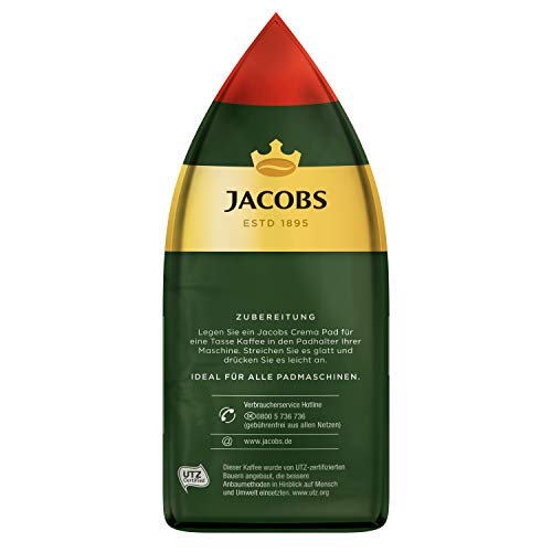 Jacobs Kaffeepads Crema Classic, 36 Pads im Vorteilspack, UTZ-zertifiziert, 237 g – Bild 4
