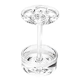 InterDesign Eva Toothbrush Holder Stand for Bathroom Vanity Countertops - Clear (Misc.)