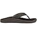 Olukai Men's Ohana Koa Sandal (Charcoal/Charcoal, 10)