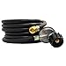 Onlyfire Universal QCC1 Low Pressure Propane Regulator Grill Replacement with 12 ft hose for Most LP Gas Grill, Heater and Fire Pit Table, 3/8