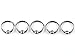60pcs 316L Surgical Stainless Steel Barbell Nose Lip Nipple Rings Septum Tongue Eyebrow Piercing Jewelry Set 14G 16G 18G