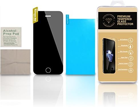 iPhone 7 6S 6 Tempered Glass Screen Protector 2-Pack &amp; Accessory Kit by Diamond Armor - Shatterproof Clear HD Display Glass Film Protector - Compatible W/ Apple iPhone 7 6S 6 - 2017/ 2016/ 2015 Models