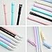 CHUANGLI 6PCS Cute Cat Pens Kawaii 0.5mm Black Ball Point Gel Pen for School Office Supplies