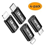 Micro USB to USB C Adapter, Micro USB to iOS Adapter 4 Pack Fast Charging Data Transfer Convert Compatible with Samsung Galaxy S8 S9 Note 9,LG V30, iPhone X, 6,7,8plus, iPad and More