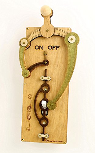 Green Tree Jewelry Single Toggle Natural Wood Light Switch Plate