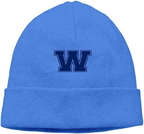 SHEAN Mens Word Art Letter W Head Caps RoyalBlue